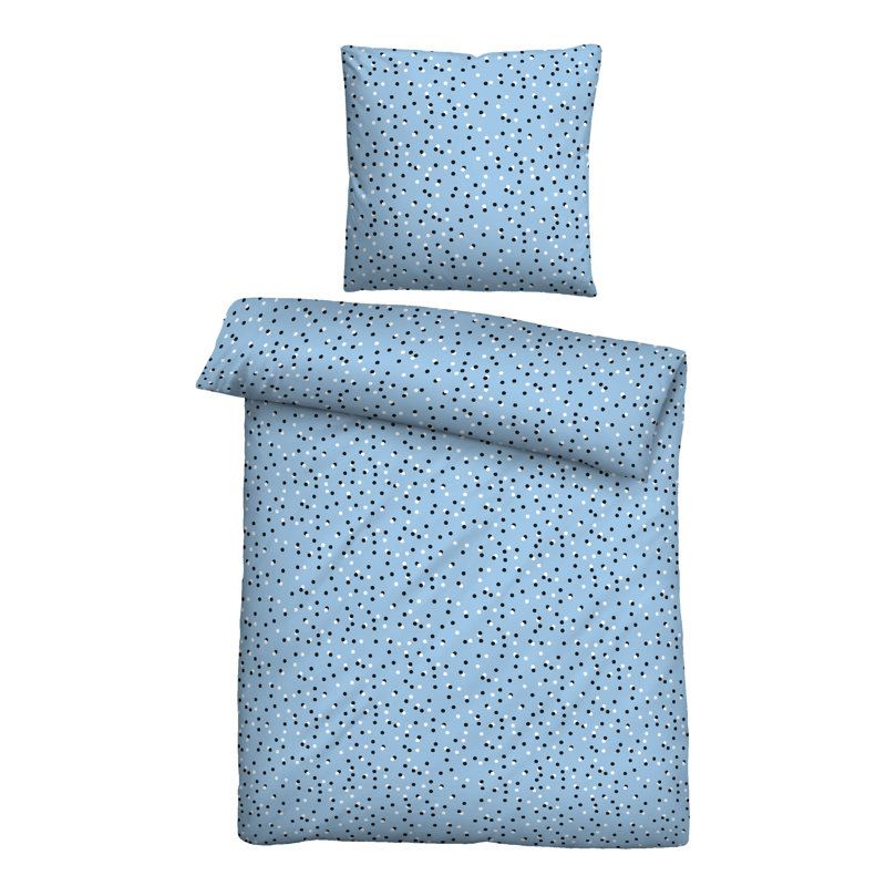 Cotton Duvet Cover Set Set, 155 x 220 cm - 1 Pillowcase (80 x 80 cm)