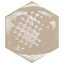 Traffic Hex 9" x 10" Porcelain Concrete Look Wall & Floor Tile