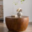 Table basse 31,50 "en forme de seau de style rétro avec fonction de rangement, pour le bureau, la salle à manger et le salon
