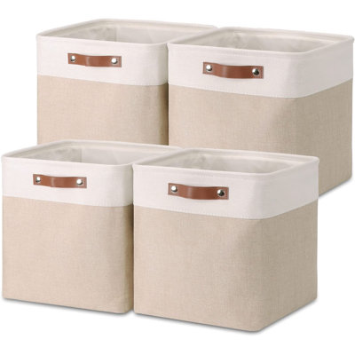 Highland Dunes Fabric Decorative Bin