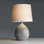 22 po Lampe de table en céramique 3 voies avec abat-jour rigide