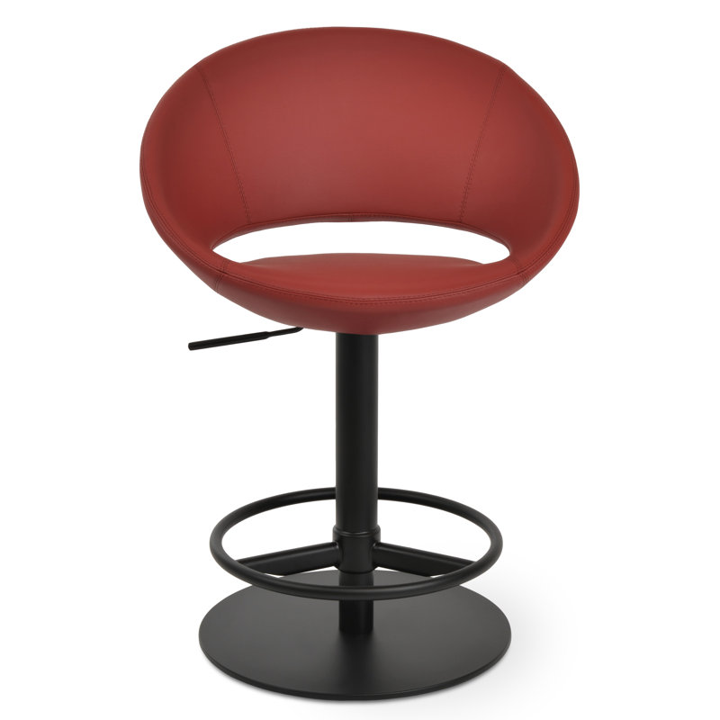Tabouret pivotant à hauteur réglable