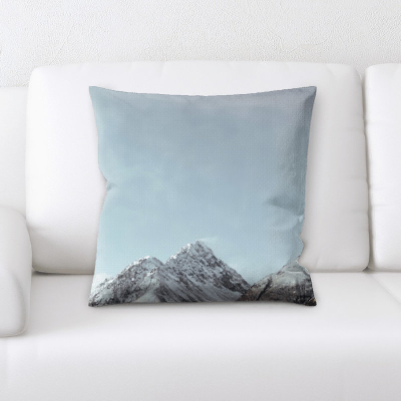 Microsuede Reversible Throw Pillow
