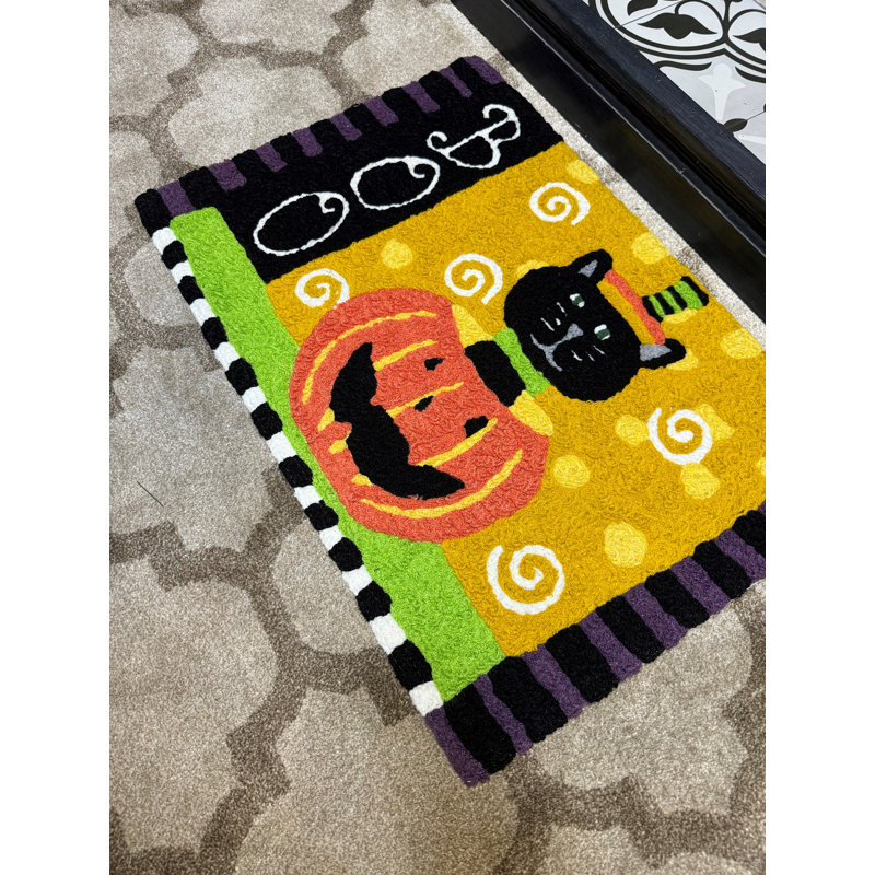 Tapis The Holiday Aisle® Boo Kitty