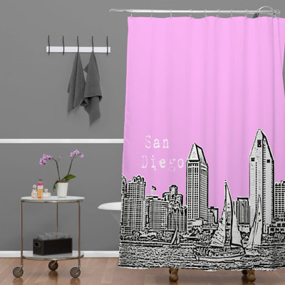 Bird Ave Modern Shower Curtain