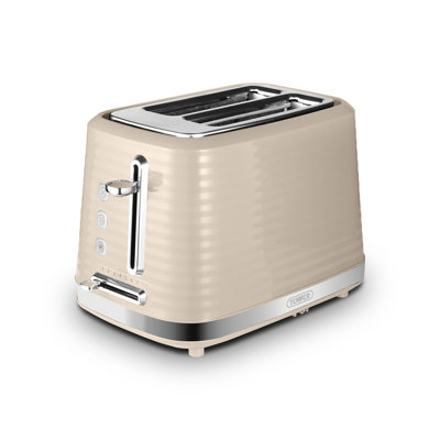 Tower Saturn 2-Slice Toaster with 7 Browning Levels, Defrost/Reheat/Cancel