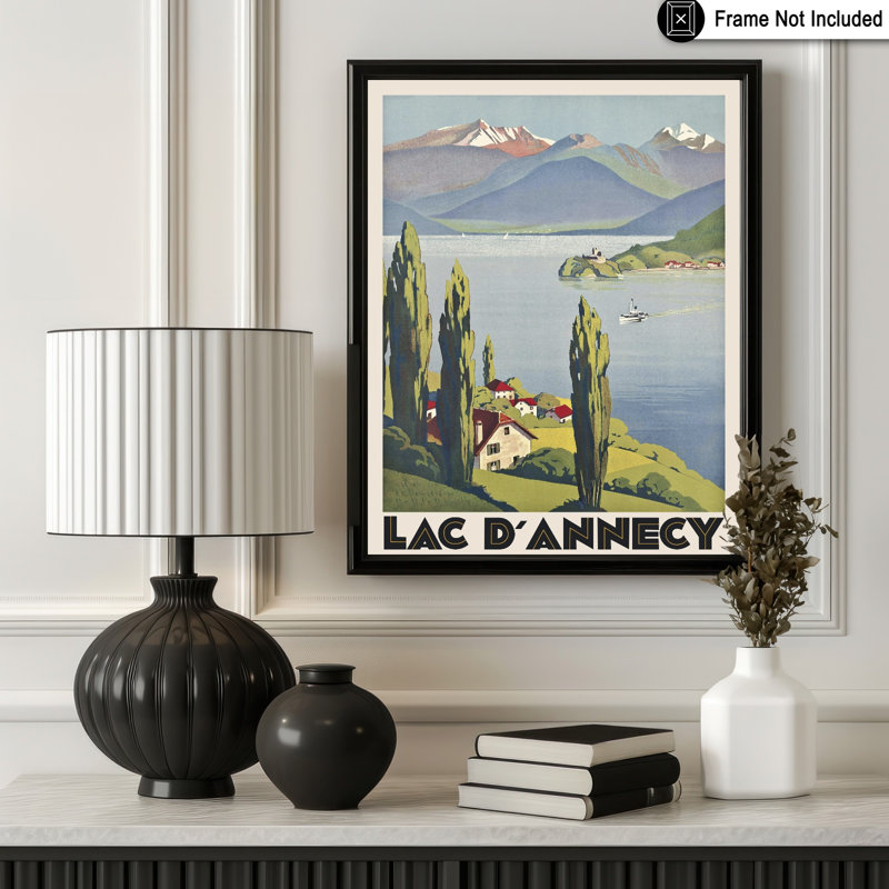 Lac d'Annécy, France, Sans cadre, Affiche, 18"H x 24"W