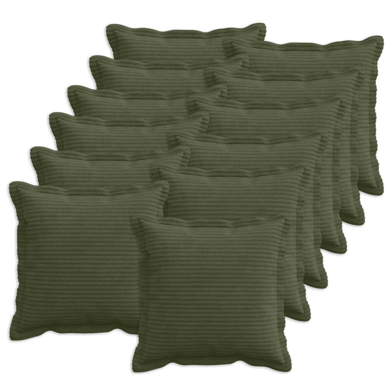 Blue Cushion Cover, Square 40cm, Green