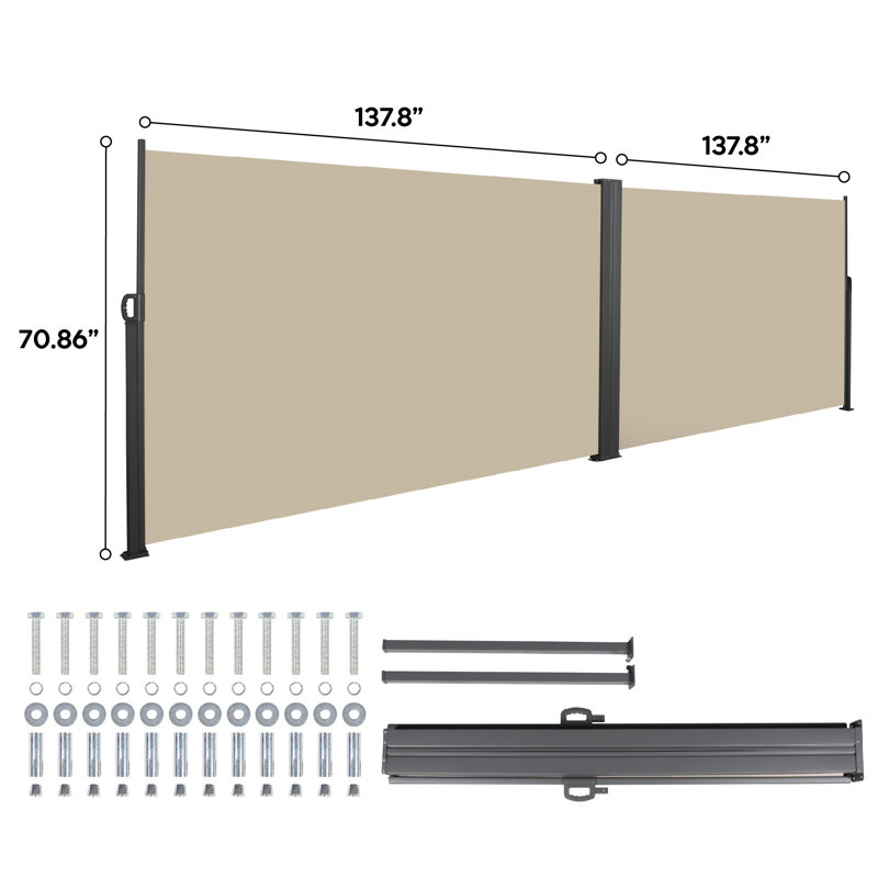 276" X 71''Retractable Side Awning