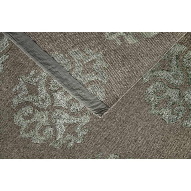 Classic Damask Area Rug, Rectangle 12' x 15'