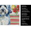 Torchon bleu et blanc Old English Sheepdog-322069967