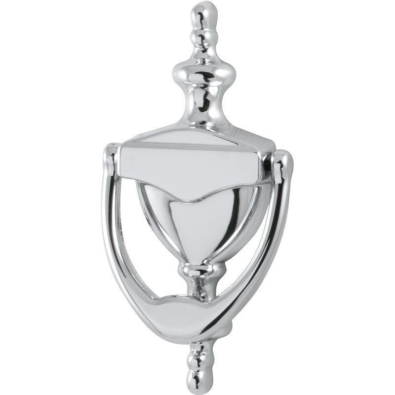 Door Knocker, Polished Chrome