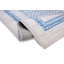Tapis géométrique bleu / beige-160498808