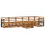  Sectional Sofa Set 7 Pcs Solid Acacia Wood Sets Garden Furniture Patio