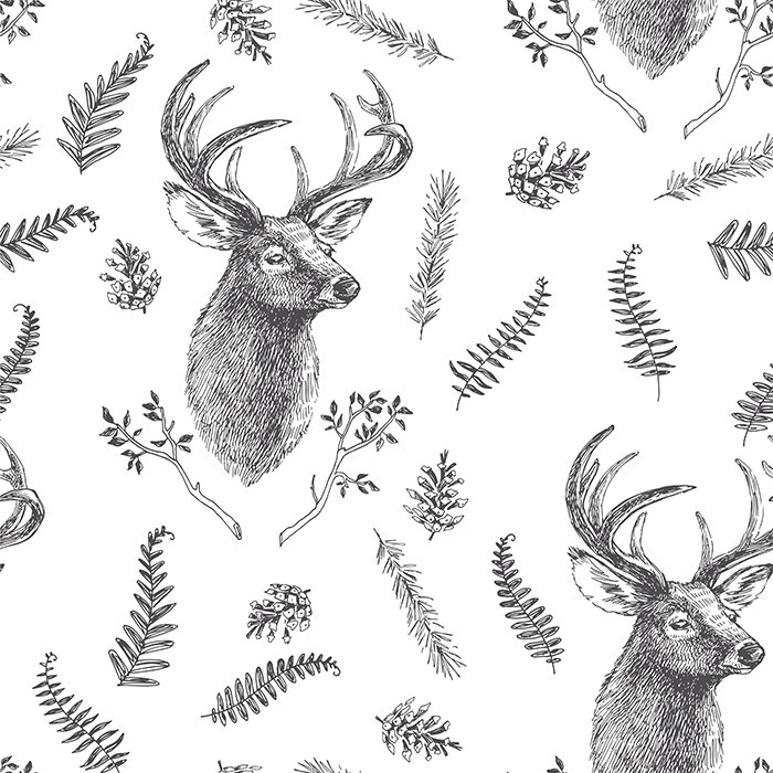 Calandra Matte Peel & Stick Mural, 250 x 250cm