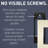 Radiant 5-Gang Decorator Rocker Screwless Wall Plate-39722323