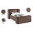 Modena Jadeth Chenille Fabric Bed-538958236-538958238