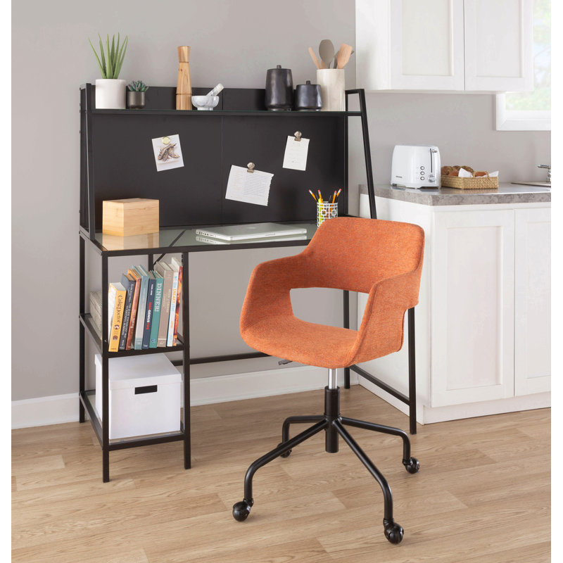 Chaise de bureau Margarit, Orange