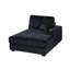 Contemporary Style 6-PC Modular Sectional Sofa Set Corduroy Upholstered Living Room Plush Sofa Chaise Couch