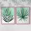 Verging Palm III - reproduction encadrée de qualité supérieure - prête à être accrochée - aucun clou requis - aucun clou requis-1462998733-1462998730
