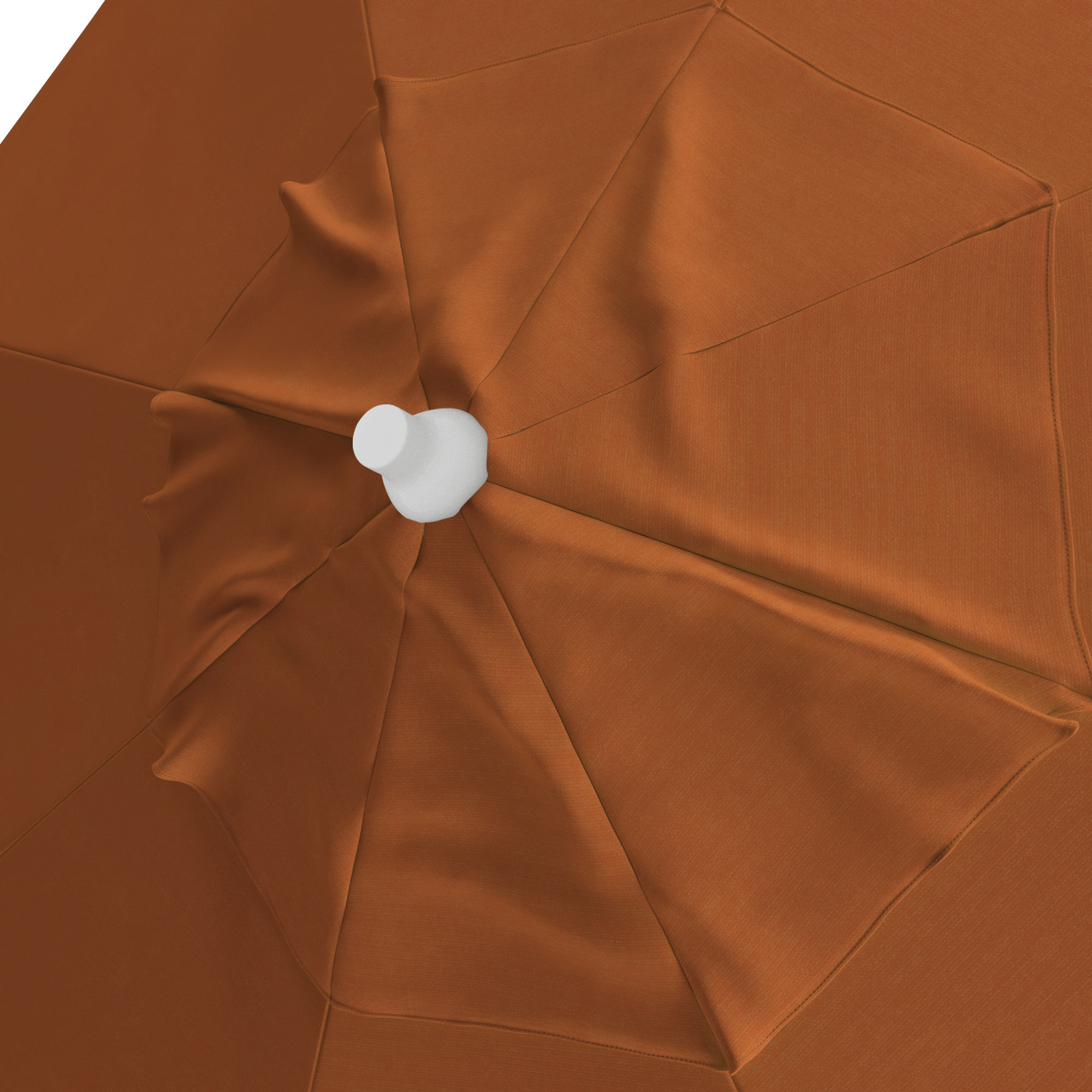 Kenne Sunbrella® Outdoor Umbrella, Tangerine Sunbrella®, 90" W x 90" D