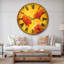 Red Poppy Flower - Horloge murale traditionnelle-36850981