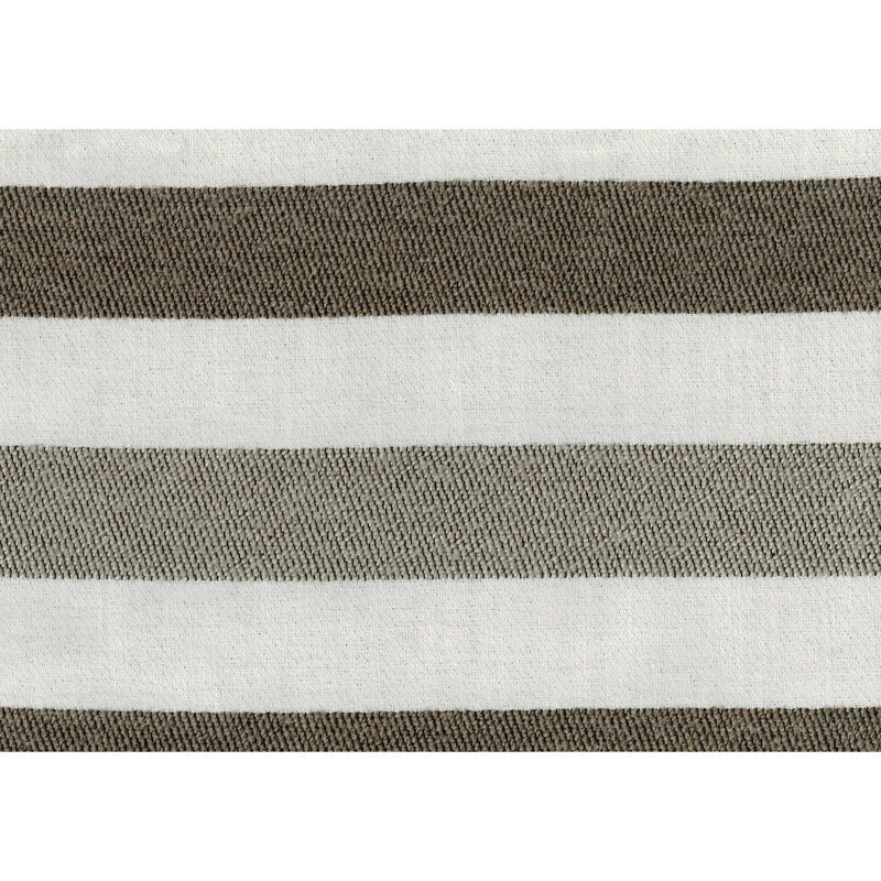 Pouf en tissu Modern, Beige Plaid