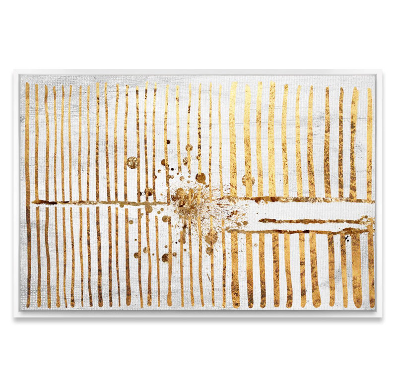 «Love Force Field», reproduction encadrée dorée sur toile, H 36 po x l 54 po x P 1,5 po