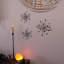 Glam Abstract Wall Decor on Metal