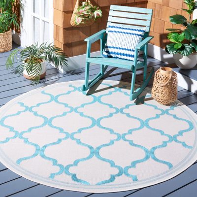 Bermuda Performance Machine Washable Geometric Indoor/Outdoor Area Rug