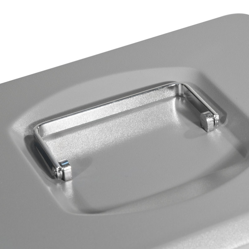 10" CASHBOX W COMBINATION LOCK GREY