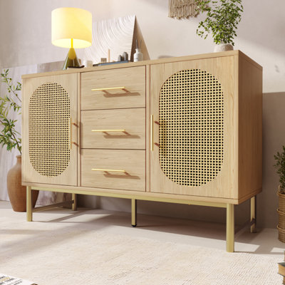 Metal Rectangle Accent Cabinet