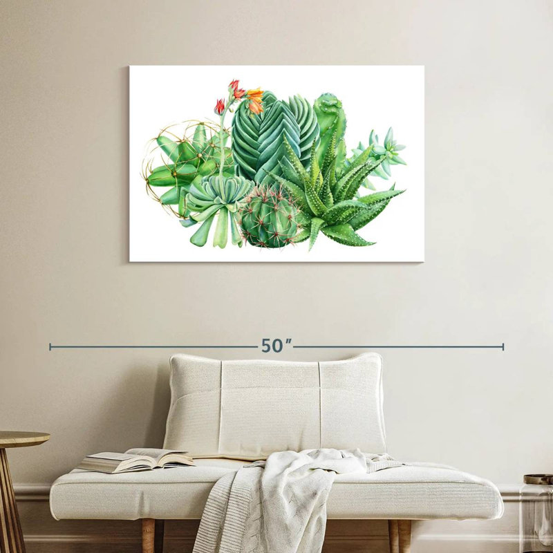 Harnek Pleasing Succulent Plants, 26" H x 39" W