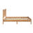 Monaco Farmhouse Solid Wood Bed with Chunky, Sturdy Posts - Rustic Style-798396539
