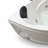 59" Corner Jetted Whirlpool Bathtub for 2 Person with LED Light for Bathroom