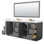 Strada 84" Freestanding Double Bathroom Vanity with Cultured Marble Top
