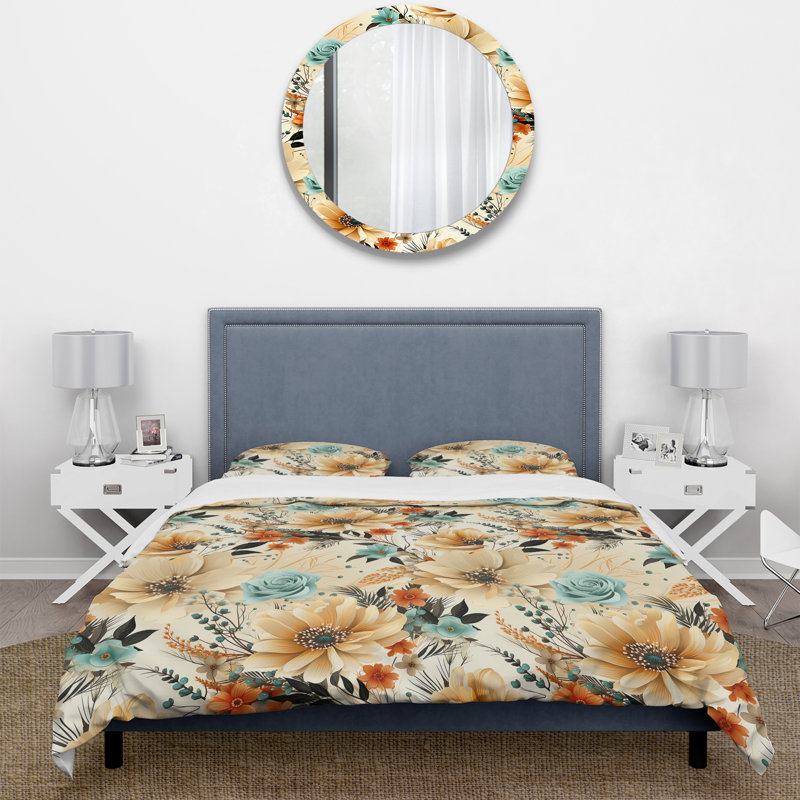 Ensemble de housse de couette Vintage Gypsy Boho, Housse de couette pour grand lit et 2 taies décor
