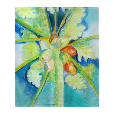 Jeté Papaya Silk Touch