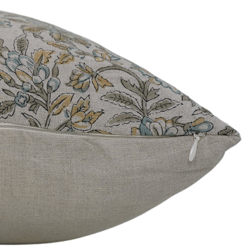 Housse de coussin en coton Floral, H 26 po x l 26 po