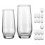 Ensemble de 16 verres à boire 18,26 oz 11,5 oz
