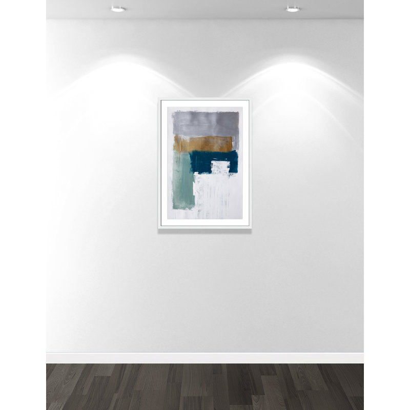 «Malibu Springs I Print» par Filippo Ioco, L 25,5 po x H 35,5 po, Blanc satiné, Imprimé mat
