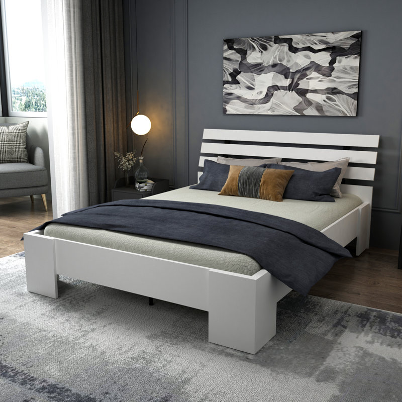 Laila-May UK Double - DE 135 X 190 Cm Bed, White