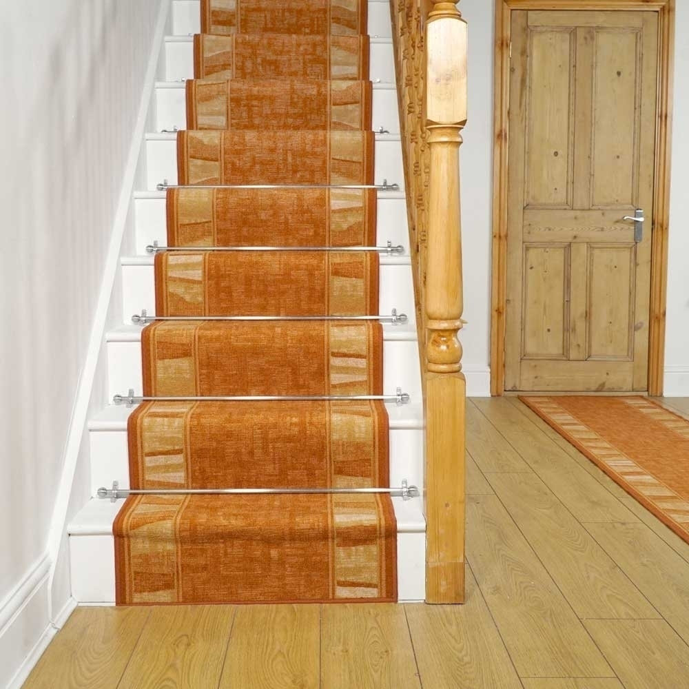 Carpentras Stair Looped Terracotta Rug