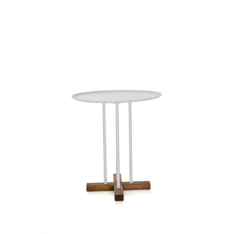 Table de bout Jovita, Blanc