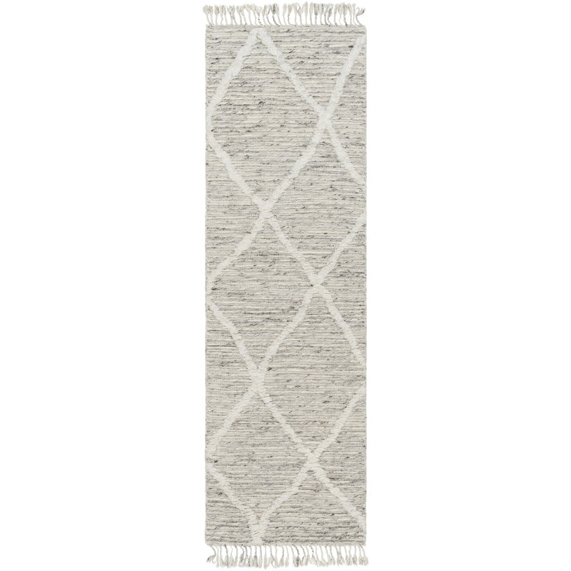 Roxeanne Wool Geometric Indoor Rug, Runner 2'6" x 8'