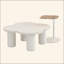 Ensemble de 2 tables basses Modern