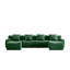 Canapé modulaire en U Emerald Green Teddy-1937557404