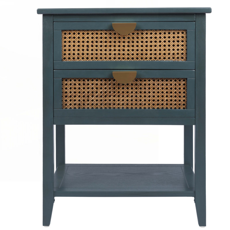 Bentzel 2 - Drawer End Table, Green