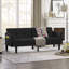 Velvet Futon Couch Convertible-487373539