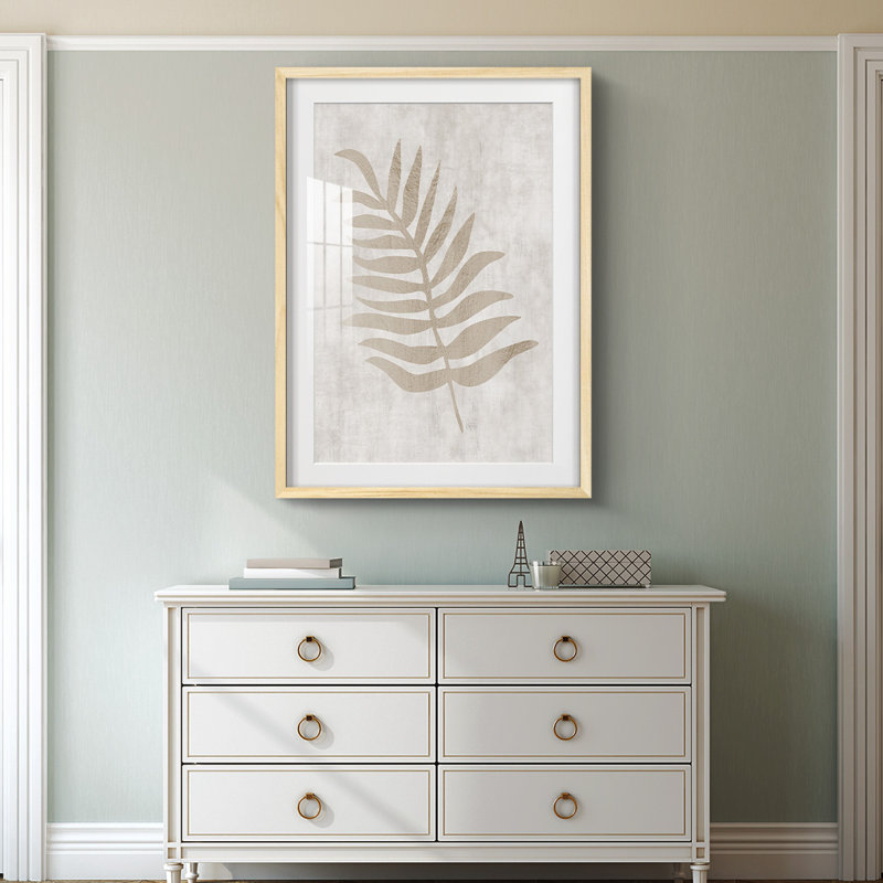Santa Barbara - Toile tendue avec châssis, Naturel, H 28,5 po x l 20,5 po